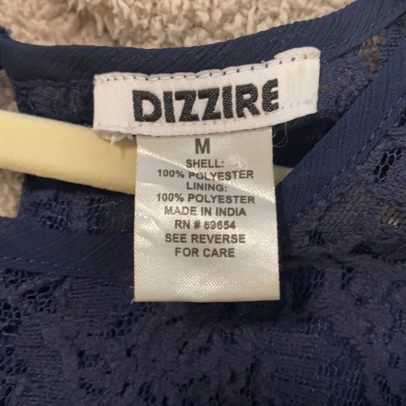 Navy Boho Dress M - Picture 4 of 6